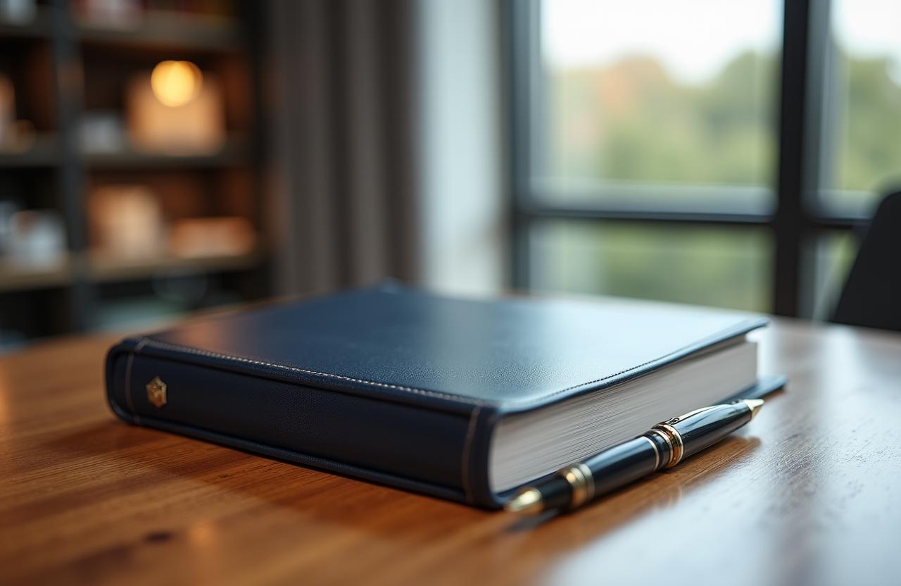 Professional legal document drafting concept